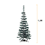 Árvore De Natal Com Neve Natalina Nevada 1,2 Metros Com Base - Imagem 3