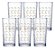 kit Jogo De 6 Copos Long Drink Multiuso Flores 255ml Suco Agua - Imagem 4