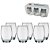 Jogo 6 Copos Redondos Vidro California 450ml Transparente - Imagem 2