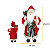 Papai Noel Vermelho Em Pé Realista 45cm Enfeite Natal Grande - Imagem 3