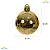 Kit 4 Bolas Douradas Para Árvore De Natal Grande 5cm Lisa - Imagem 2