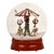 Globo De Neve Animado Natalino Com Neve Som Natal Snowball - Imagem 4
