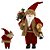 Papai Noel Vermelho Em Pé Realista 30cm Enfeite Natal Grande - Imagem 1