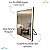 Espelho Para Maquiagem Make 40x28cm Retangular Com Luz Touch - Imagem 2