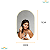 Espelho Oval De Parede Mirror Com Led Branco Quente Touch - Imagem 3