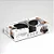 Comedouro Duplo Pet Bebedouro Cachorro Gato Com Fita 3m Arthi - Cinza - Imagem 3