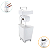 Suporte Papel Higiênico Com Lixeira Escova Sanitária Porta Lencinho 5x1 - Imagem 2