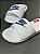 Slide Nike Victori One Branco e Azul - Imagem 2