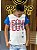 Camiseta Onbongo Branca e Vermelha D910A - Imagem 1