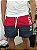 Bermuda Tactel Aero Vermelho e Marinho 8792824 - Imagem 1
