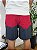 Bermuda Tactel Aero Vermelho e Marinho 8792824 - Imagem 5