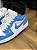 Air Jordan 1 LOW Branco e Azul Bebe FZ2138-114 - Imagem 6