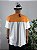 Camiseta Onbongo Laranja e Branca ON594 - Imagem 4
