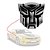Emblema Adesivo Transformers Autobot Decepticons Cromado 8x8 Em Plastico Abs - Imagem 1