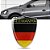 Emblema Escudo Decorativo Alemanha Brasil Italia Mexico Em Auto Relevo - Imagem 2