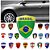 Emblema Escudo Decorativo Alemanha Brasil Italia Mexico Em Auto Relevo - Imagem 1