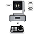 Kit 1 Câmera Mini PTZ 10X HDMI | USB 2.0 + 1 Controle JTK1 + 1 Suporte de Parede + 1 Cabo Para Controle – 30m - Imagem 1