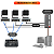 Kit 3 Câmeras Mini PTZ 20X HDMI | USB 2.0 + 1 PTZ Controle Mini + 3 Suportes de Parede + 3 Cabos Para Controle – 30m - Imagem 2