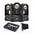 Kit 3 Câmeras PTZ 4K Free-D + 1 PTZ Controle Mini +  Placa de captura SDI 4P - Imagem 1