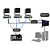 Kit 3 Church 20x -3 Câmeras Mini PTZ 20x Church + 1 Joystick JTK1 + 3 Suportes de Parede+ 3 Cabos Conference – (90m T) - Imagem 5