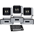 Studio Trio Live — Kit 3 câmeras PTZ 20x PRO para podcast com switcher de video 4X HDMI | RTMP PTZ SW1 CONFERENCE - Imagem 2