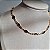 CHOCKER DOURADA COM PEDRAS PRETAS - 30CM + 10 DE EXTENSOR - Imagem 3