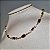 CHOCKER DOURADA COM PEDRAS PRETAS - 30CM + 10 DE EXTENSOR - Imagem 2