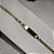 PULSEIRA DOURADA GROUMET COM PLACA LISA - Imagem 1