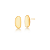 BRINCO DOURADO OVAL LISO - Imagem 2