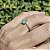 ANEL DE RÓDIO COM PEDRA FORMATO GOTA VERDE TIFFANY - Imagem 2