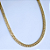 CARRENTE DOURADA GROUMET  60CM - Imagem 1