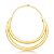CHOCKER DOURADA MODELO ARO 2 FIOS GROSSOS COM EXTENSOR - Imagem 2