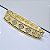 BRACELETE DOURADO LARGO COM TREVOS DE 4 FOLHAS TODO CRAVEJADO - Imagem 2