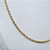 COLAR DOURADO MODELO CORDÃO BAIANO - 45CM + EXTENSOR - Imagem 2