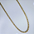 COLAR DOURADO MODELO CORDÃO BAIANO - 45CM + EXTENSOR - Imagem 4