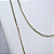 COLAR DOURADO DE CANUTILHOS BRILHOSOS - 120CM - Imagem 3