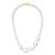 COLAR DOURADO COM PÉROLAS BARROCA 45CM - Imagem 1