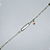 PULSEIRA DE PRATA ELO 3 POR 1 COM PLACA E PINGENTE DE ESTRELA VERMELHA  INFANTIL - Imagem 2