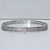 BRACELETE DE RÓDIO BRANCO INSPIRAÇÃO - MODELO TREVO - Imagem 1