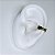 PIERCING FAKE DUO COLORS VERDE - Imagem 1