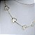 CHOCKER DOURADA COM BORBOLETAS EM MADREPÉROLA 35CM + 10 - Imagem 3