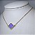 CHOCKER DOURADA COM 1 TREVO LILÁS - Imagem 4
