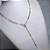 COLAR DOURADO ROSARIO CRISTAIS (CORES) - Imagem 2