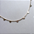 CHOCKER DOURADA COM CORAÇÕES LISOS 40+5CM - Imagem 2