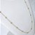 COLAR DOURADO MODELO CARTIER COM BOLINHAS OVAIS E ESPAÇADAS 70CM - Imagem 3