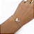 PULSEIRA DE PRATA COM UMA BORBOLETA 17+3P - Imagem 2