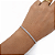 PULSEIRA DE PRATA 5 FIOS 18CM - Imagem 2