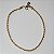 PULSEIRA DOURADA MODELO CORDÃO BAIANO FINA 18CM - Imagem 1