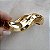 BRACELETE DOURADO QUADRADO COM AS BEIRADAS ARREDONDADAS - Imagem 1