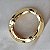 BRACELETE DOURADO QUADRADO COM AS BEIRADAS ARREDONDADAS - Imagem 3